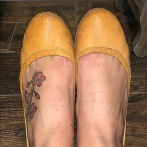 Frye Ballet Flats- yellow